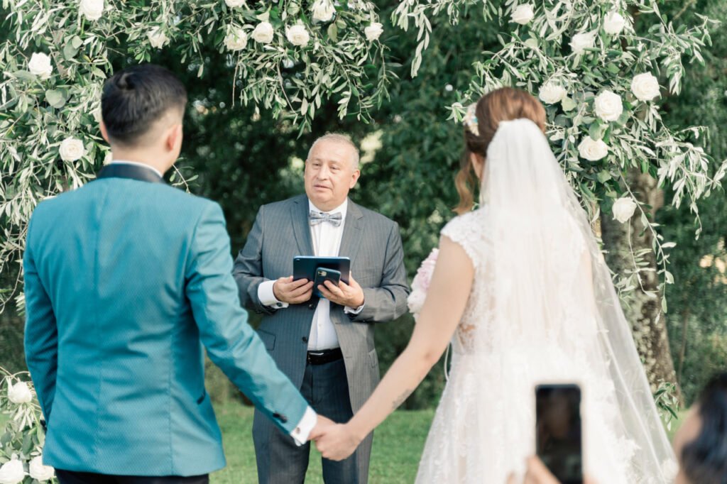 bride and groom vows